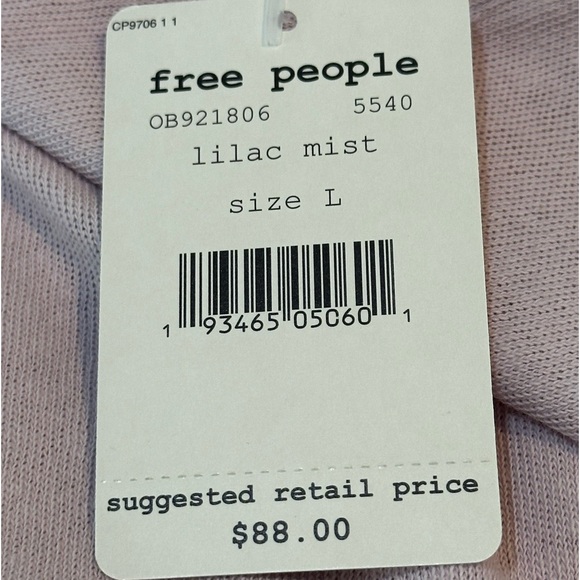 Women's Free People NWT Hail Mary Purple varsity # 34 Tunic - Picture 15 of 16